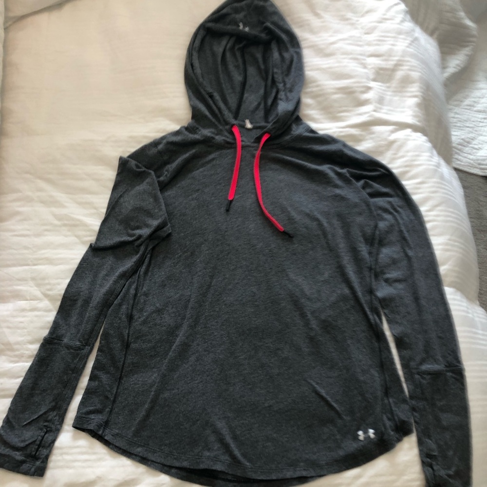 Gray Under Armour hoodie